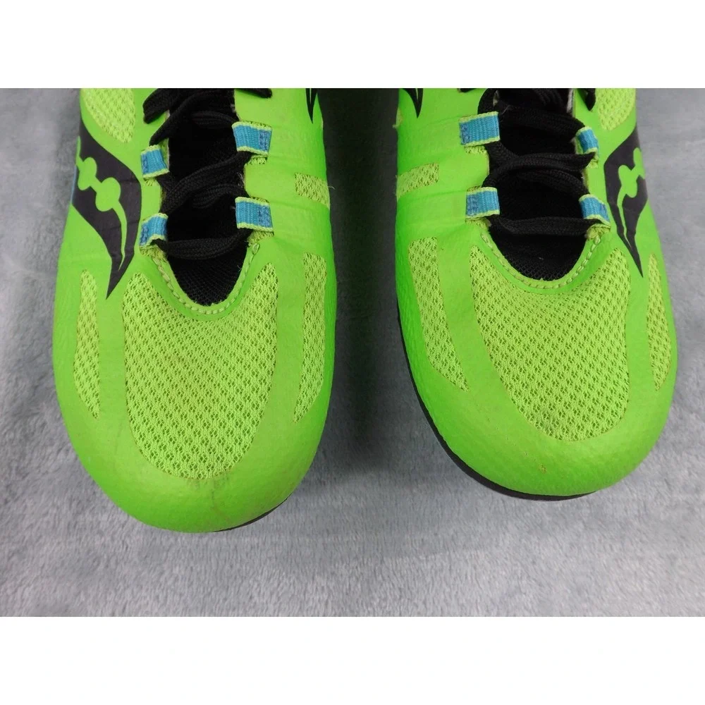 Saucony Vendetta 3 Racing/Running/Track Shoes Men's Size 8.5‎ Green/Black/Blue - Picture 8 of 16